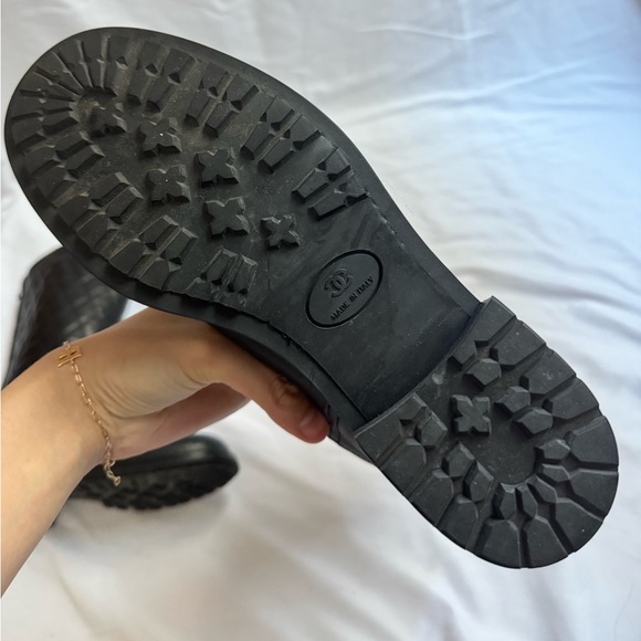 Chanel 2014 Interlocking CC logo Rain Boots - Picture 4 of 10